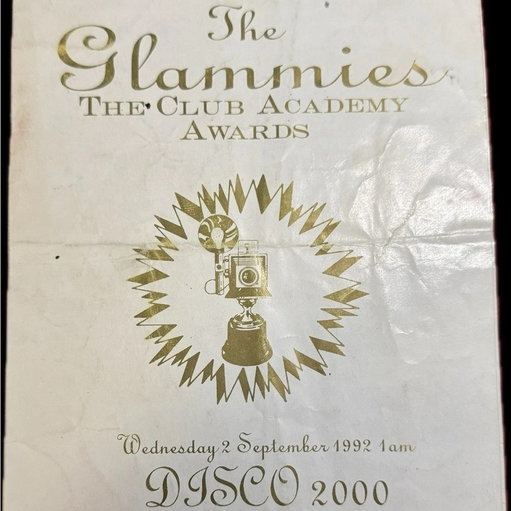 Vintage Glammies Club Academy Awards Poster
